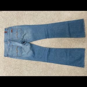 7 for All Mankind Flare Jeans Size 28 x 32